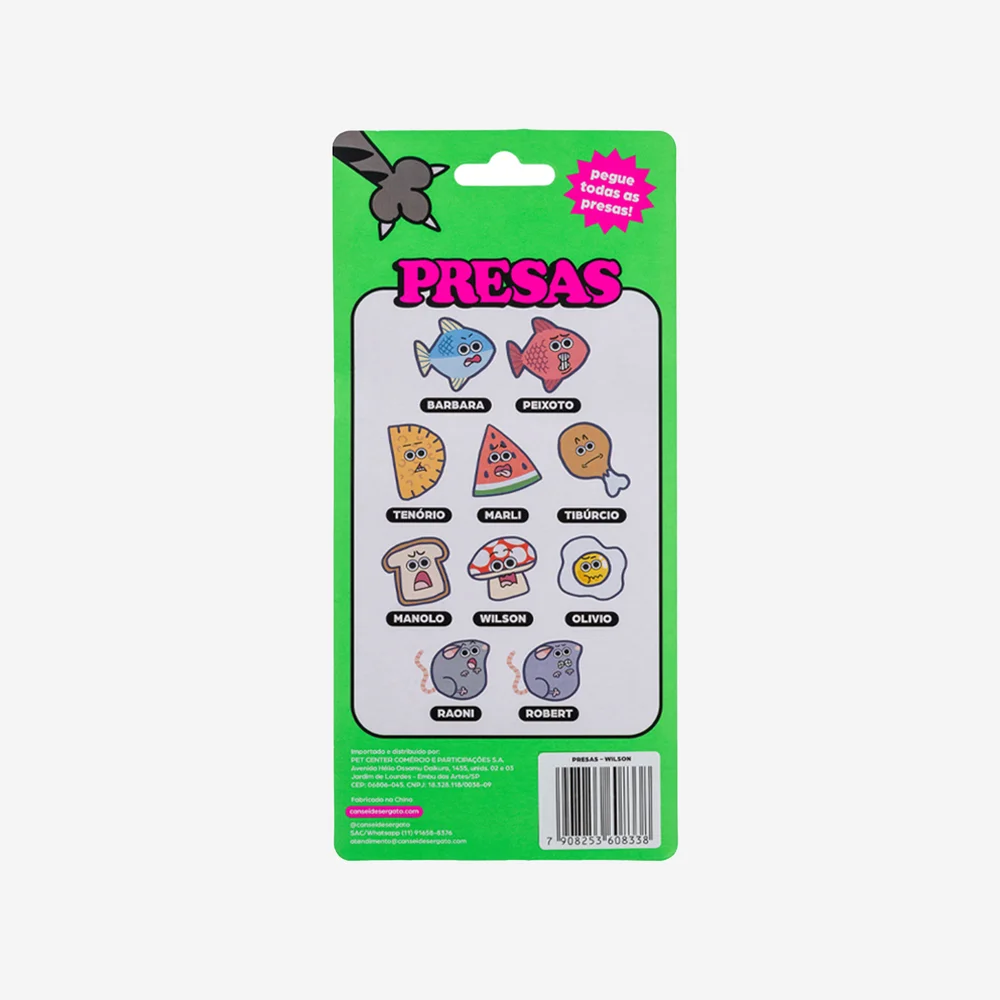 Brinquedo Presas Cansei de Ser Gato Tenório
