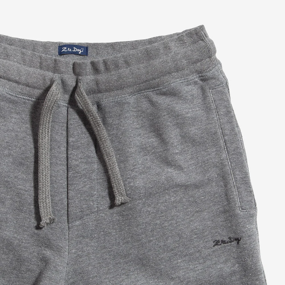 Calça de Moletom Masculino Cinza