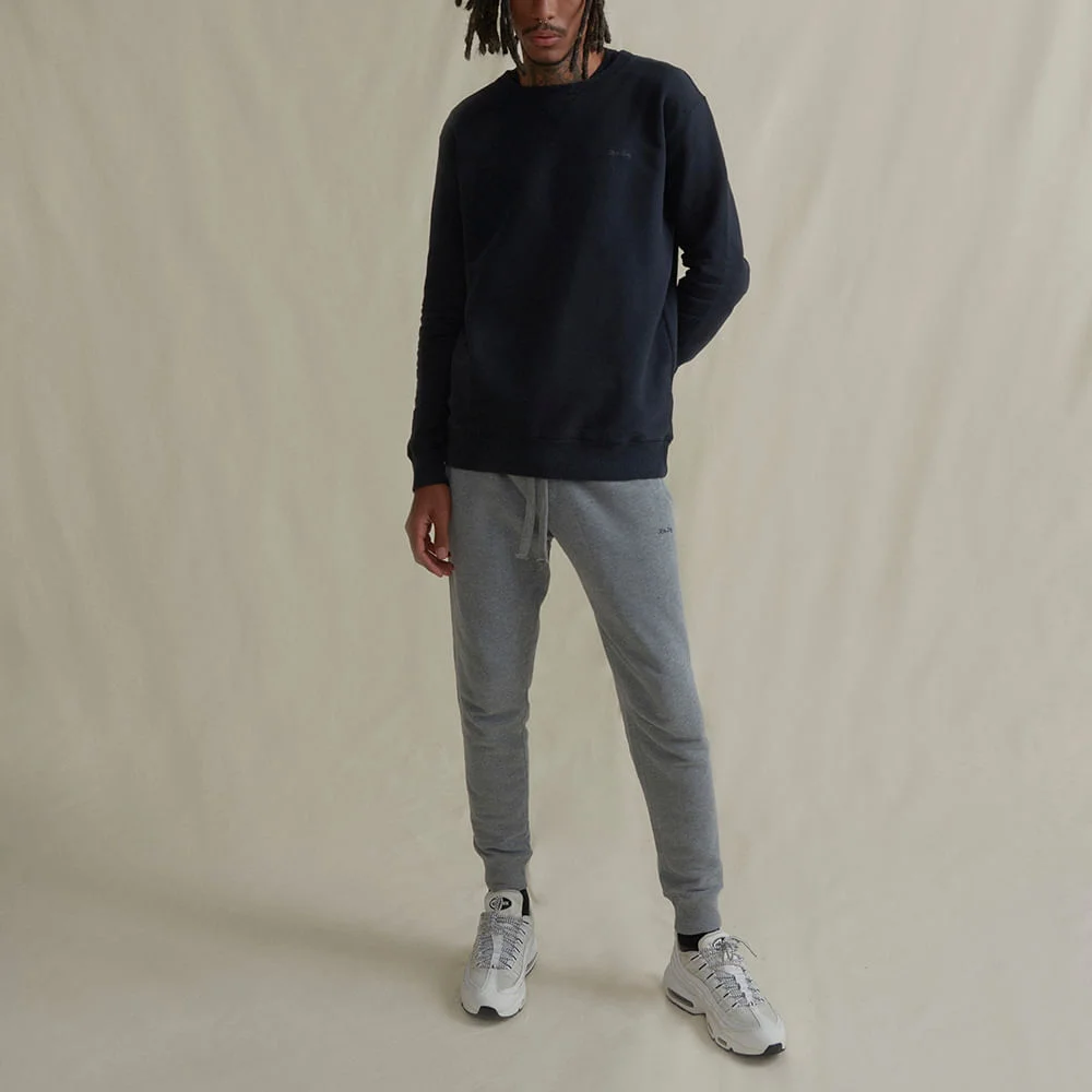 Calça de Moletom Masculino Cinza