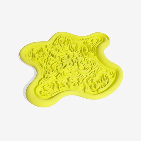 Comedouro Interativo Lik.Mat Verde Fluo