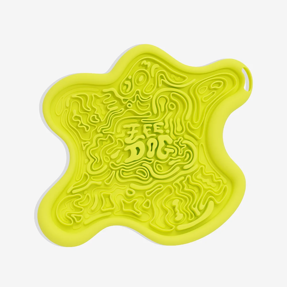 Comedouro Interativo Lik.Mat Verde Fluo