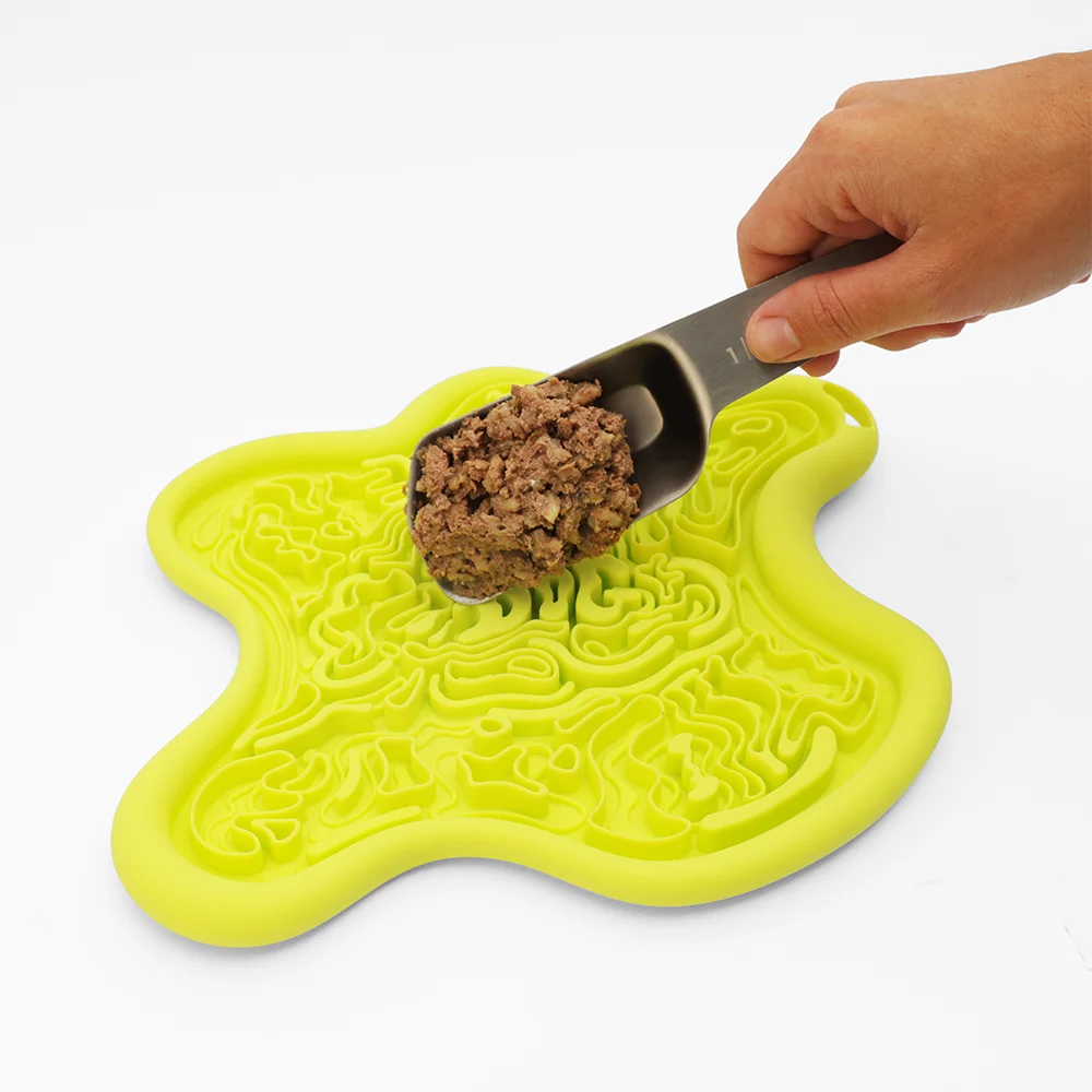 Comedouro Interativo Lik.Mat Verde Fluo