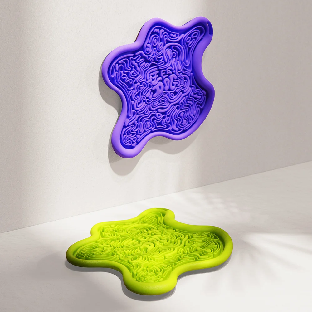 Comedouro Interativo Lik.Mat Verde Fluo