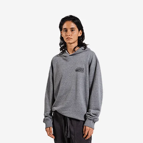 Hoodie Inside Out Cinza