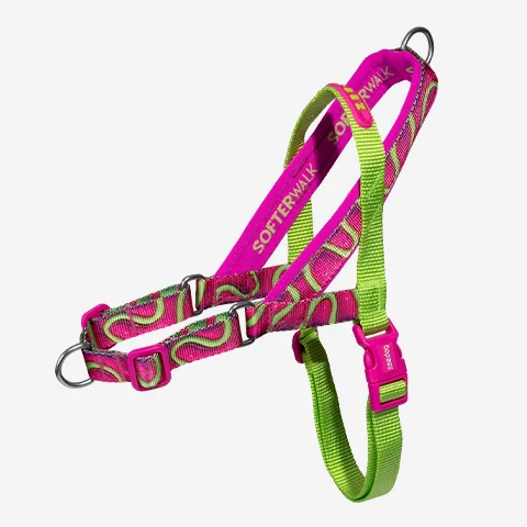 Peitoral Antipuxão SofterWalk para Cachorros H3D Jelly