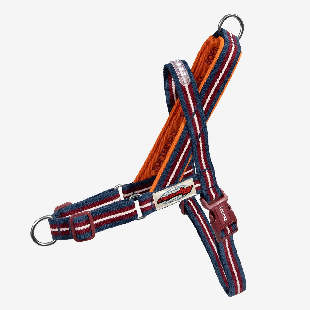 Peitoral Antipuxão SofterWalk para Cachorros Velvet Vibes Dropout