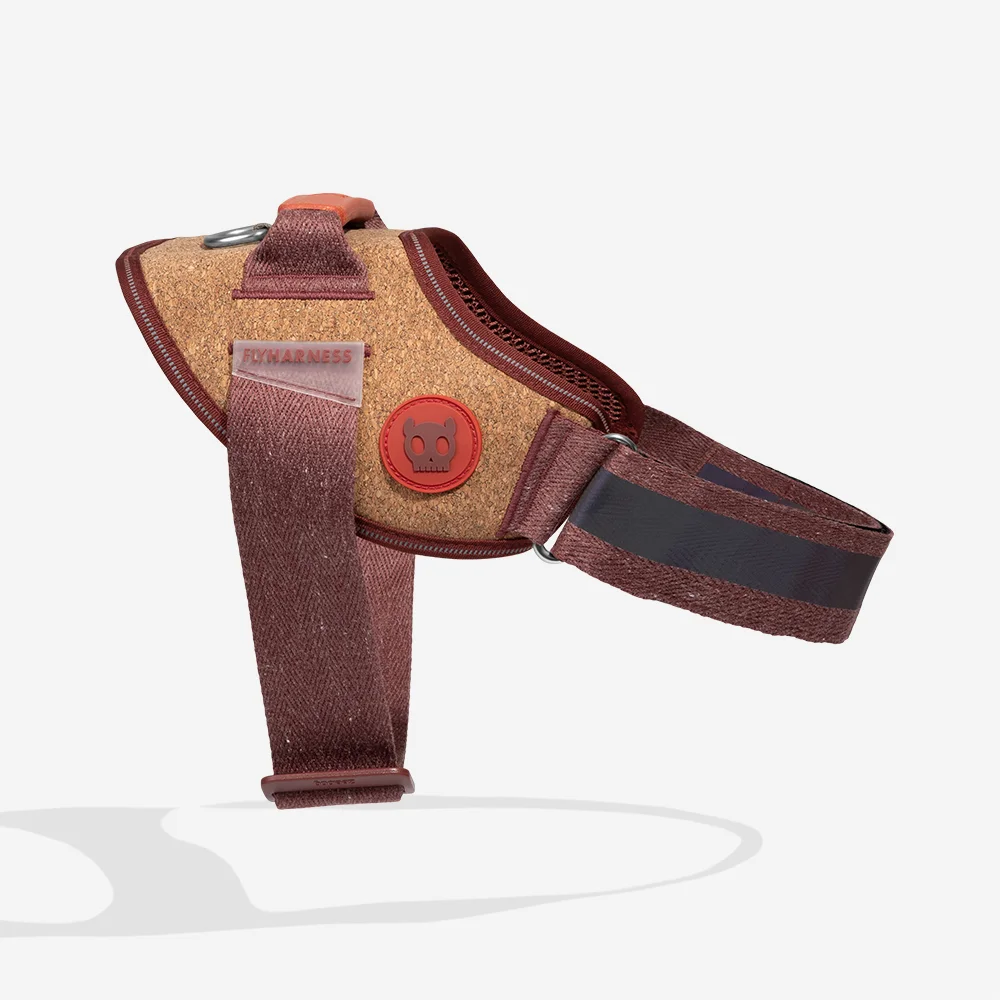 Peitoral para Cachorros FlyHarness Naturals Cocoa