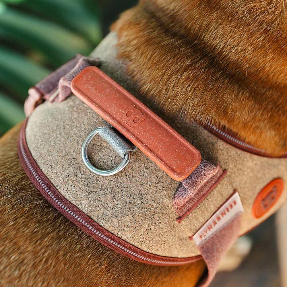 Peitoral para Cachorros FlyHarness Naturals Cocoa