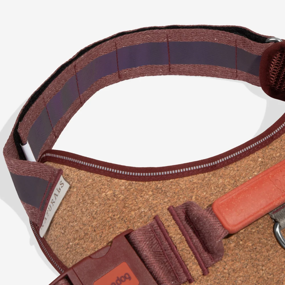 Peitoral para Cachorros FlyHarness Naturals Cocoa