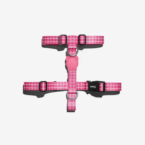 Peitoral para Cachorros H Pink Wave