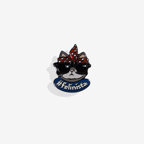 Pin de Lapela Felinista Cansei de Ser Gato