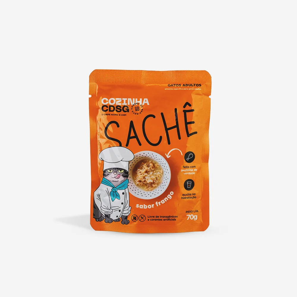 Sachê Cansei de Ser Gato sabor Frango