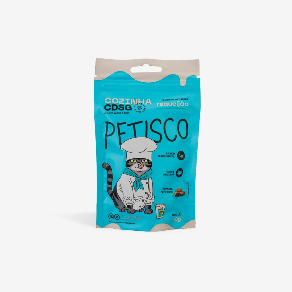 Snack Nugget Cansei de Ser Gato sabor Requeijão