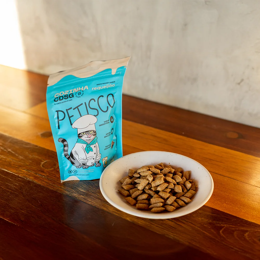 Snack Nugget Cansei de Ser Gato sabor Requeijão