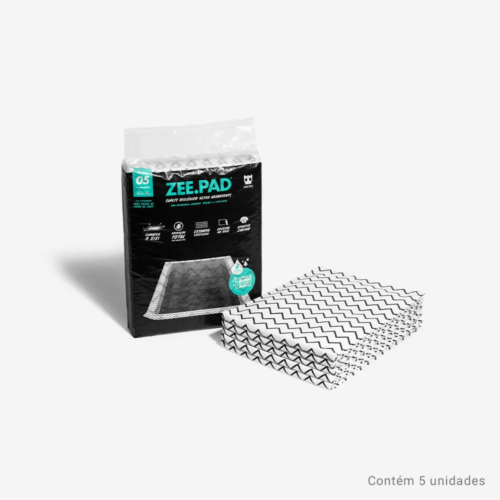 Tapete Higiênico para Cachorros Zee.Pad - 5 unidades